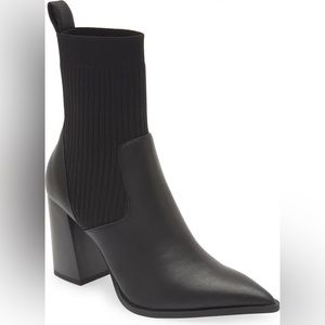 BRAND NEW black pointed booties. They are Open Edit brand from Nordstrom Rack.